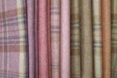 Tissus laine  carreaux pour siges, canaps et rideaux