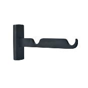 Tringles à Rideaux Collection Bastide : 1 support double  62623central noir 