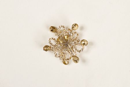 Motif Fleur Or