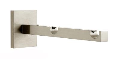 Tringles à Rideaux Collection City - 2 Supports Doubles Mur - 64186