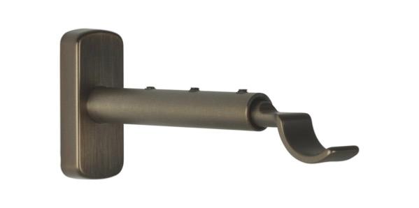 SUPPORT OUVERT EXTENSIBLE 115MM MUR Ø 25MM - 66764 - 35