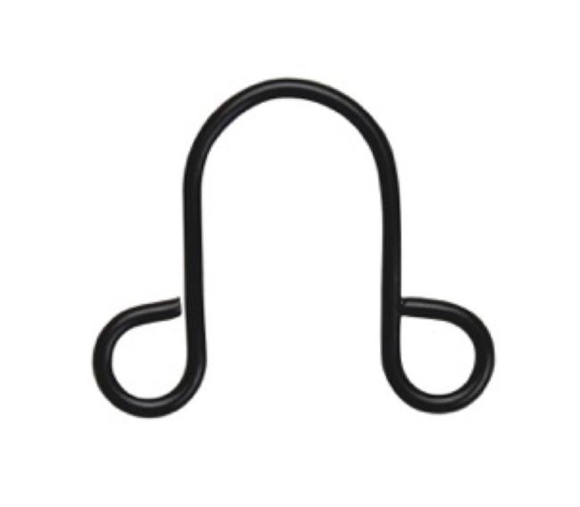 Suspendeur à lyre pour anneaux Elégance ø28 mm - B30197