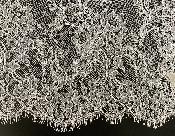 Coupe de dentelle chantilly blanche 5m15 