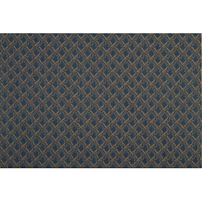 Tissu damassé bicolore fond chiné Bleu
