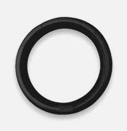 Paquet de 10 anneaux bagues avec silencieux ø40x50 mm pour tube Elégance ø28 mm - B35963