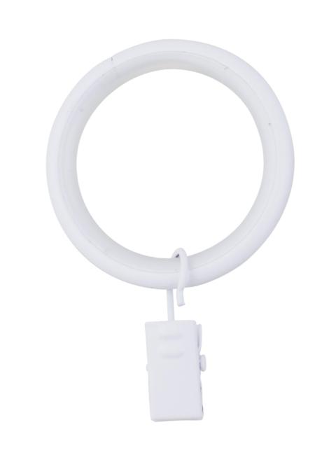 Paquet 10 anneaux à pince avec silencieux ø40x50 mm pour tube ø28 mm - B36028