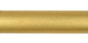 Tringles à Rideaux Collection Castel : 1 Bâton en Bois Argent Patiné, 50mm de diamètres