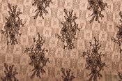 COUPON 2M20 Dentelle Chantilly noire paniers de fleurs double écaille