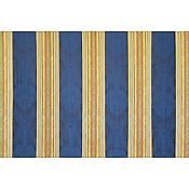 Tissu rayé et damassé sur fond chiné Bleu