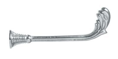 Tringles à Rideaux Collection Palace Chrome : 2 Gonds Louis XV en Laiton Chromé - 68352