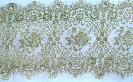 GALON DENTELLE OR LUREX 30 CM