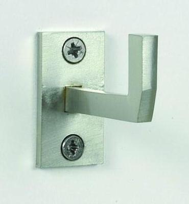 Tringles à Rideaux Collection Havana : 2 Gonds en Nickel Brossé - 68231