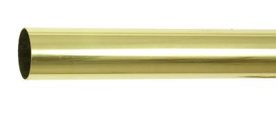 Tringles à Rideaux Collection Palace Laiton : 1 Tube en Acier Laitonné - 66941