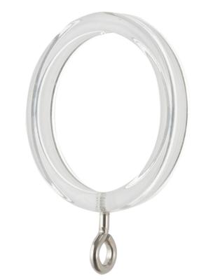 Tringles à Rideaux Collection Auro : 6 Anneaux Plexiglass - 66818