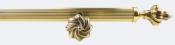  Embout LOUIS XV pour tube- Boulet en Laiton 35 mm - B30619