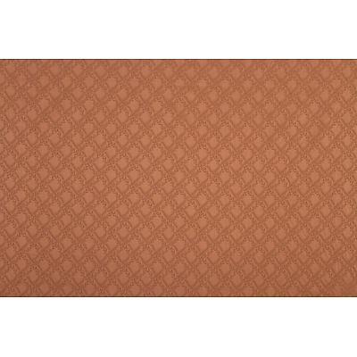 Tissu damassé bicolore fond chiné Marron