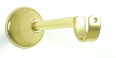 Tringles à Rideaux Collection Palace Laiton : 1 Support Mur en Laiton - 66611