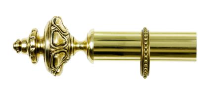Tringles à Rideaux Collection Palace Laiton : 1 Embout Regence 40mm Diamètres - 66648