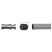 Tringles à Rideaux Collection LPM : 2 Adaptateurs pour Embout Melia - 63798