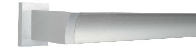 Tringles à Rideaux Collection Cosmo : 2 Corners pour Profils Incurvés Aluminium - 64447