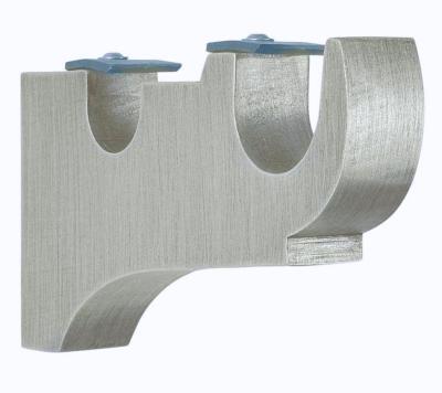 Tringles à Rideaux Collection Villa : 1 Support Intermédiaire Double Coloris Naturels  - 62097