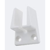 Support entre murs pour rail 100 Blanc
