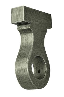 Tringles à Rideaux Collection Villa : 1 Support Plafond-Mur Coloris Métallisé - 62084