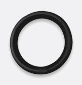 Paquet de 10 anneaux bagues avec silencieux ø40x50 mm pour tube Elégance ø28 mm - B35963