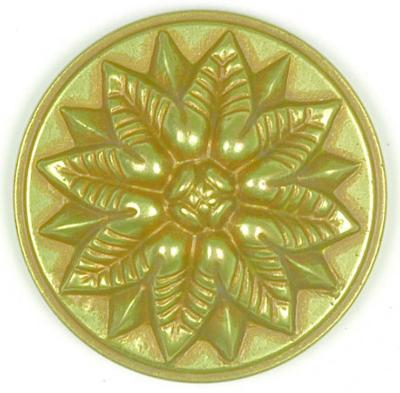 Tringles à Rideaux Collection Palace Laiton : 1 Rosace Louis XVI en Laiton - 66664