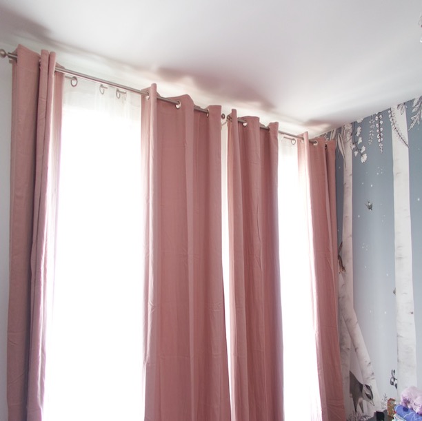 Rideaux en brocart damass Rubelli